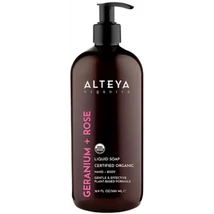 Alteya Organics Bio folyékony szappan - Rózsageránium 500ml