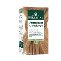 Herbatint 8D Arany világos szőke hajfesték, 170 ml (120 ml festék + 50 ml kondicionáló)