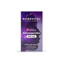 Nordvital Ashwagandha 249 mg kapszula - 60 db Nordvital Ashwagandha 249 mg kapszula - 60 db