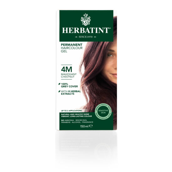 Herbatint 4M Mahagóni gesztenye hajfesték, 150 ml