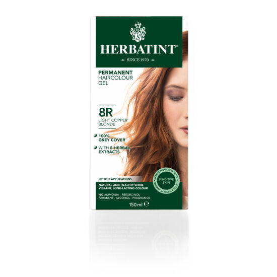 Herbatint 8R Réz világos szőke hajfesték, 150 ml