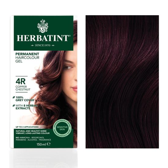 Herbatint 4R Réz gesztenye hajfesték, 150 ml