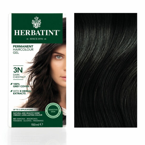 Herbatint 3N Sötét gesztenye hajfesték, 150 ml
