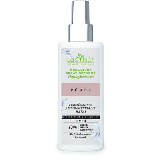 Labnat bio tanúsított spray dezodor (Vapo), Púder, 100 ml