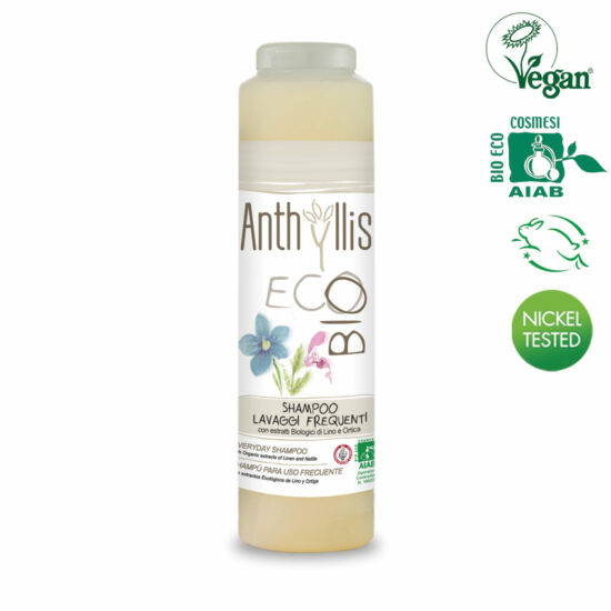 Anthyllis BIO tanúsított sampon gyakori hajmosásra, 250 ml