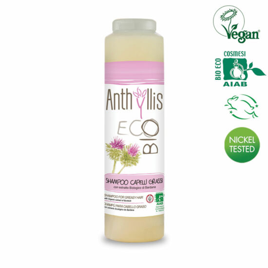 Anthyllis BIO tanúsított sampon zsíros hajra, 250 ml