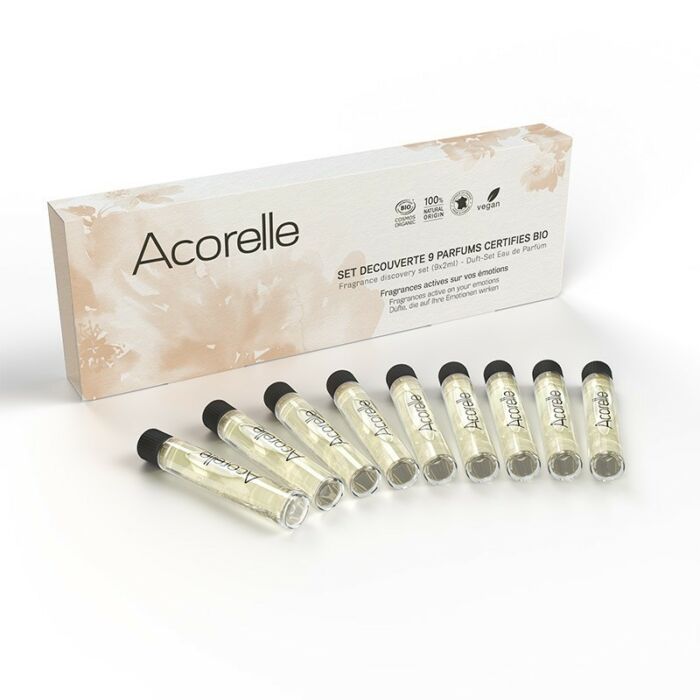 Acorelle Bio Eau de Parfum, Próbakészlet, 9×2 ml