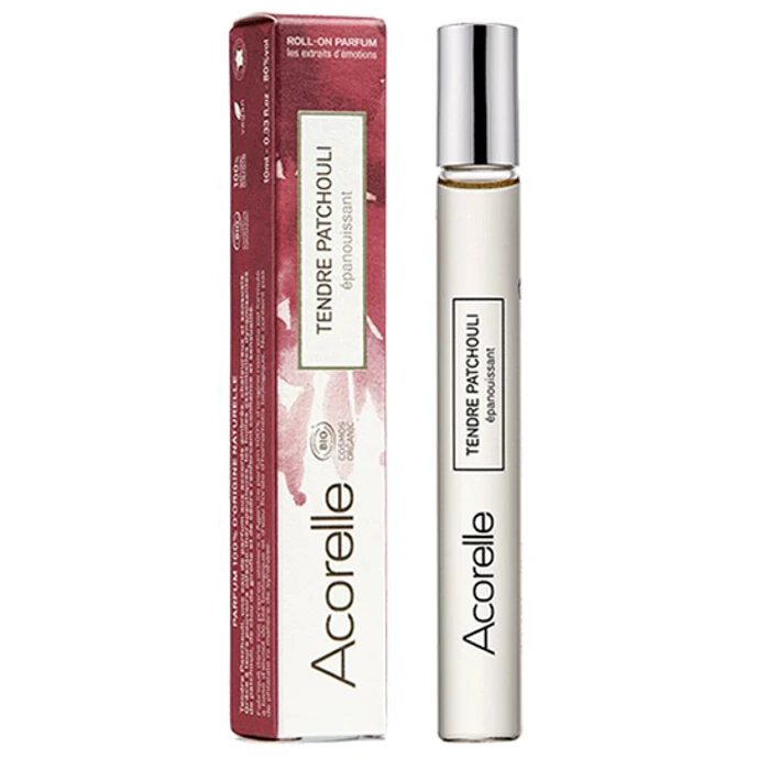 Acorelle Bio EDP Roll-on, Gyengéd Patchouli  (Erőt ad), 10 ml