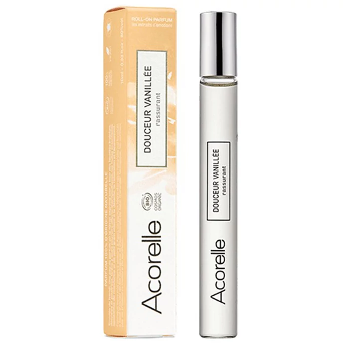 Acorelle Bio EDP Roll-on, Édes Vanília (Önbizalmat ad), 10 ml