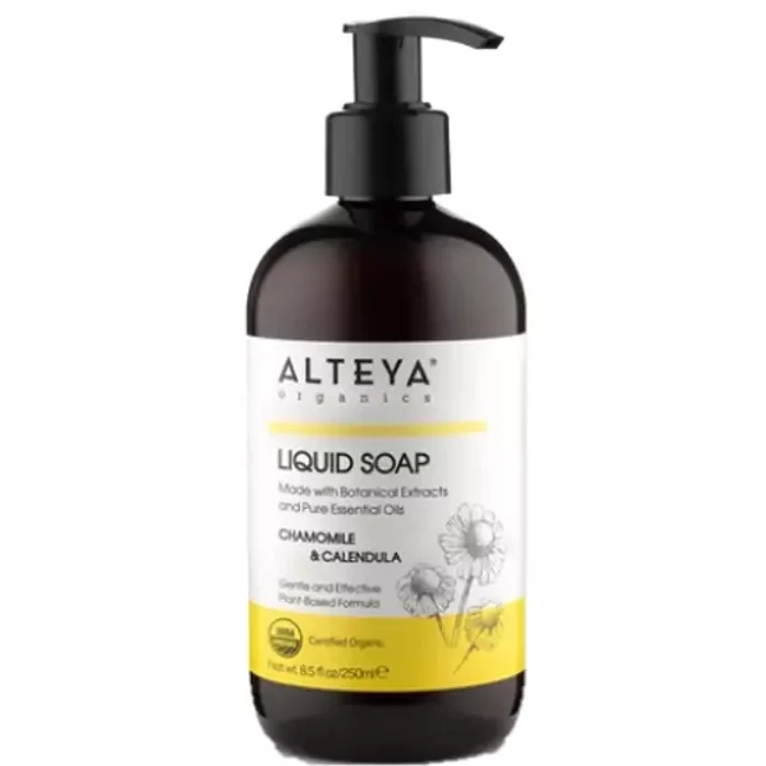 Alteya Organics Bio folyékony szappan - Kamilla és körömvirág 250ml