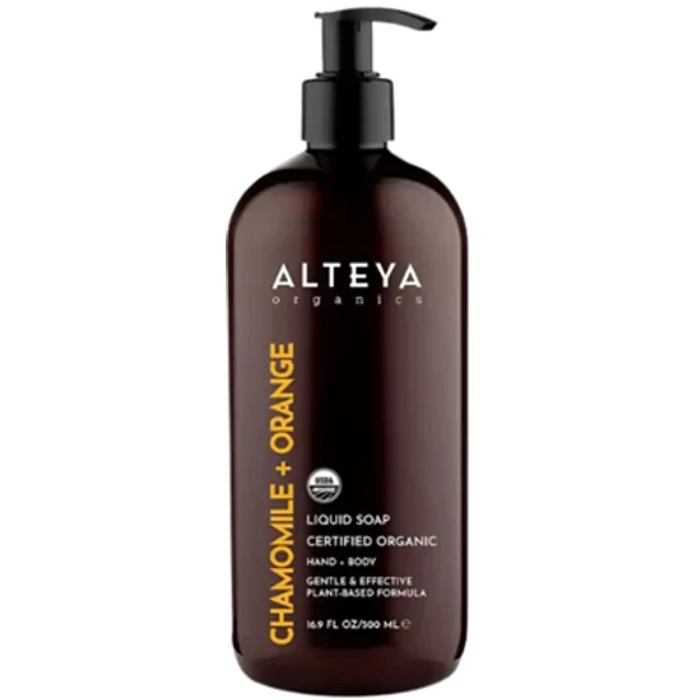 Alteya Organics Bio folyékony szappan - Kamilla és Narancs 500ml