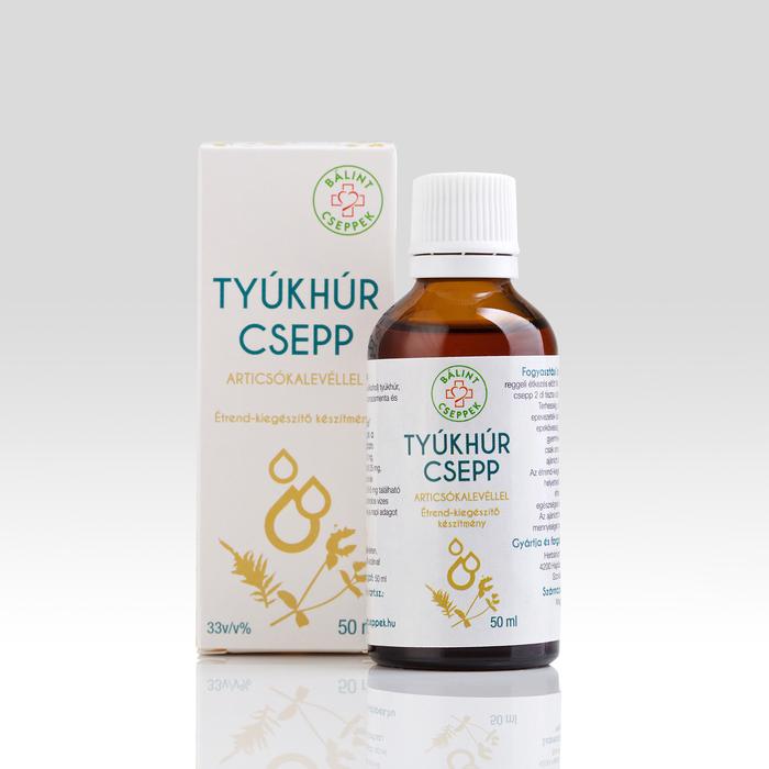 Tyúkhúr csepp articsókalevéllel