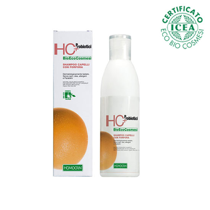HC+ 500 Probiotikus helyreállító sampon száraz és zsíros korpára, 250 ml