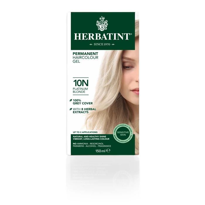 Herbatint 10N Platinaszőke hajfesték, 150 ml