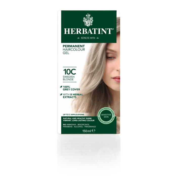 Herbatint 10C Svédszőke (hamvas) hajfesték, 150 ml