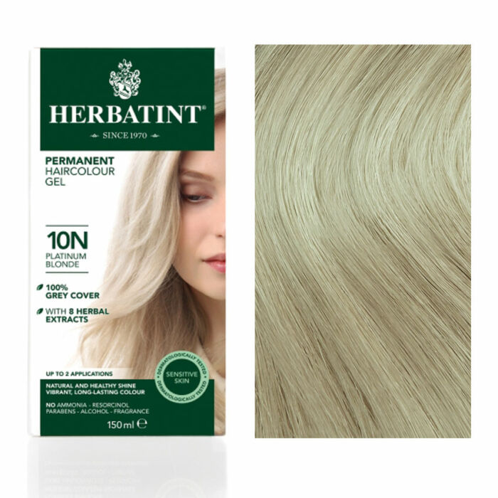 Herbatint 10N Platinaszőke hajfesték, 150 ml