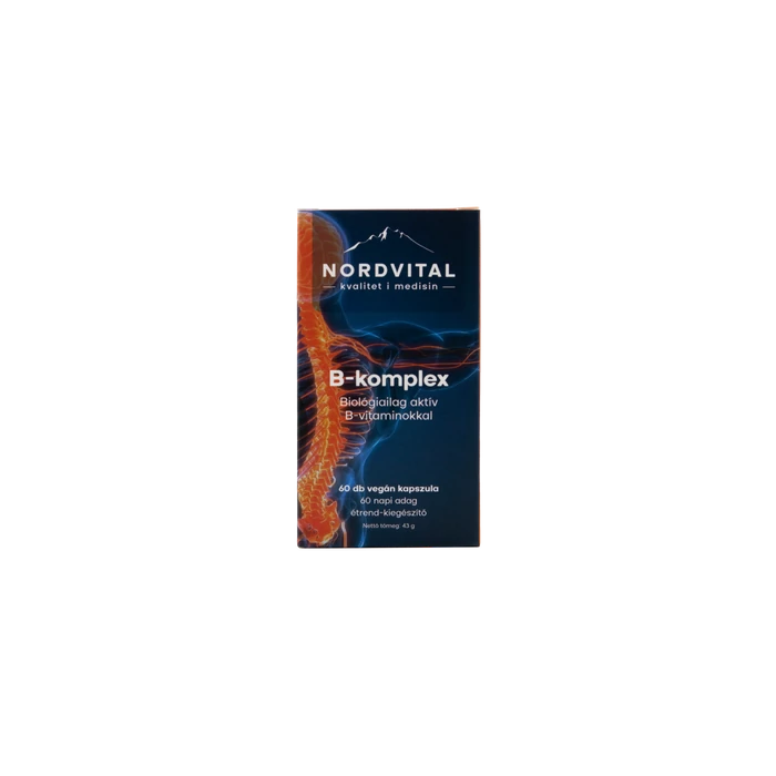 Nordvital B-komplex 60 db vegán kapszula