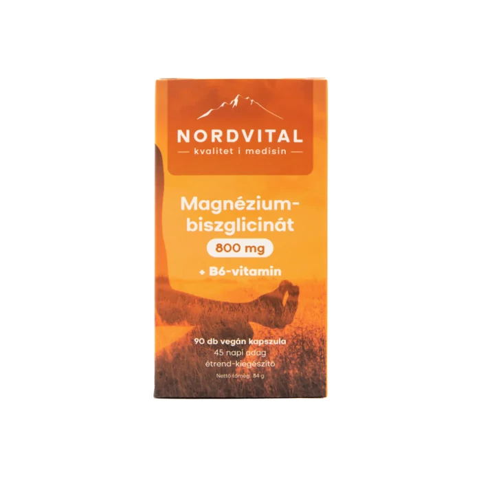 Nordvital Magnézium-biszglicinát 90 db kapszula