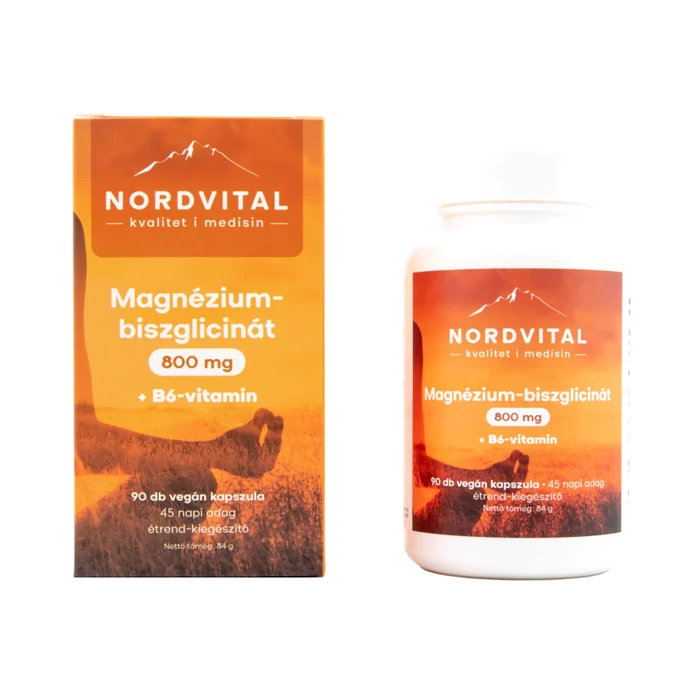 Nordvital Magnézium-biszglicinát 90 db kapszula